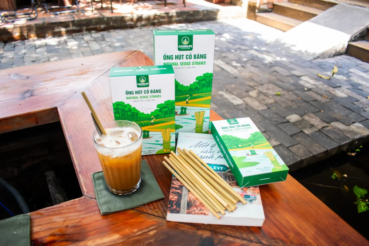 Phát triển kinh tế xanh từ ống hút cỏ bàng tại Việt Nam 4 kinh tế xanh, ống hút cỏ bàng, ống hút cỏ
